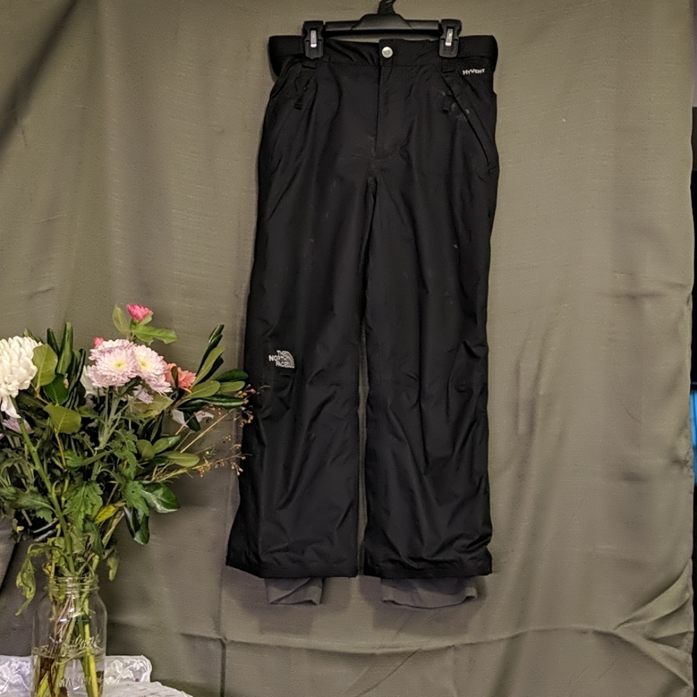 Boys Black Snow Pants